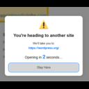 EzerWeb External Link Alert 1.0.1 – WordPress Plugin