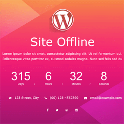 Site Offline Or Coming Soon Or Maintenance Mode 1.5.7 – WordPress Plugin
